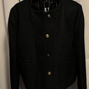 J. Crew Black Blazer (Lady Coat) with Gold Buttons